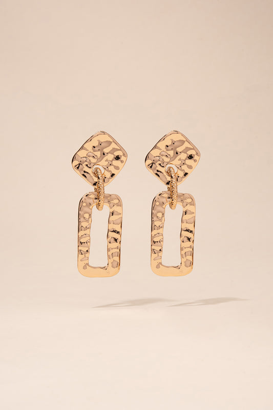 Pamela Textured Geometric Earrings