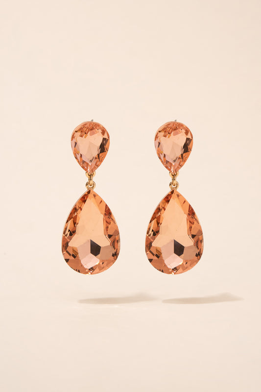 Allira Teardrop Stone Earrings