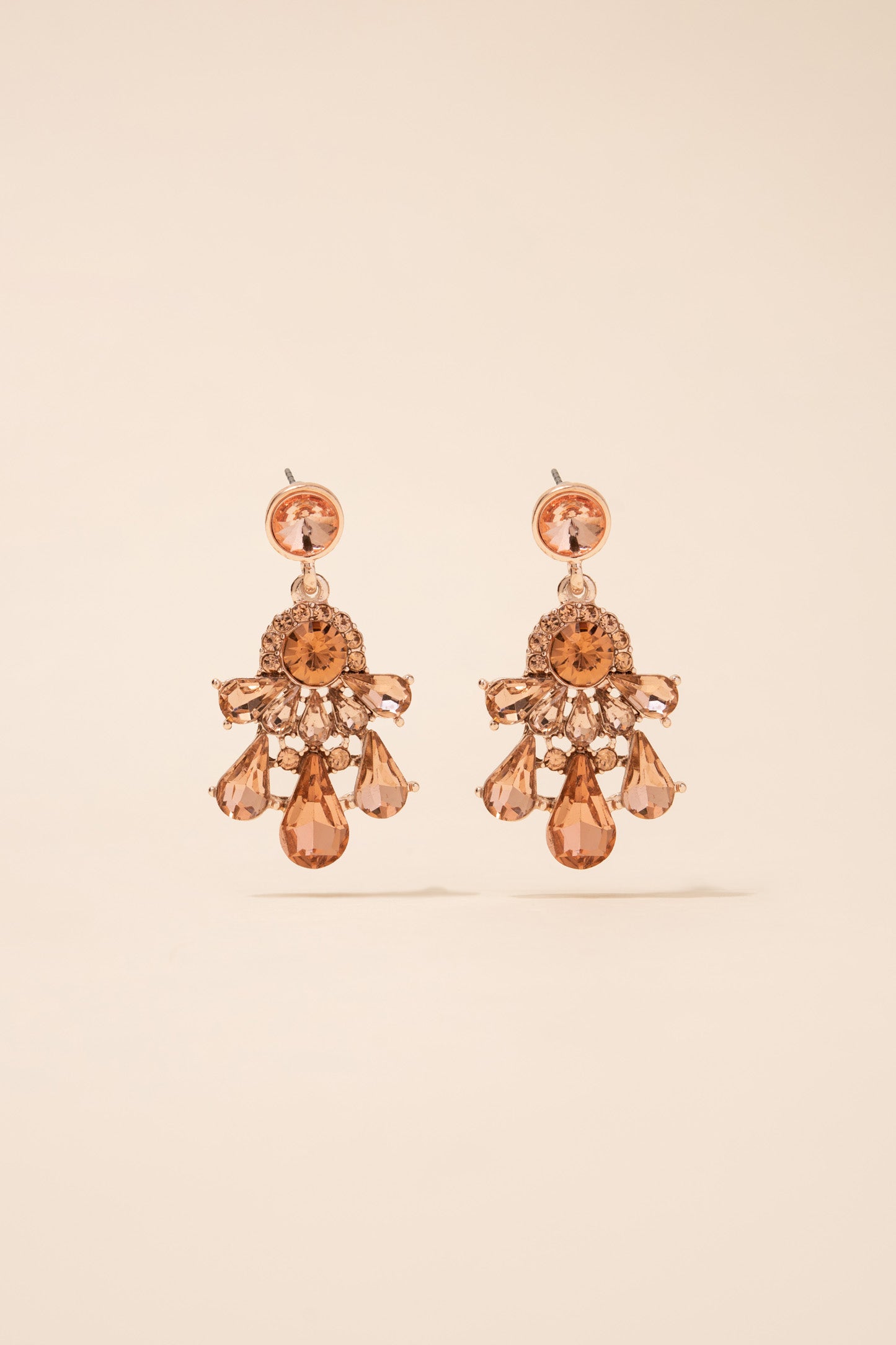 Janet Small Teardrop Chandelier Earrings