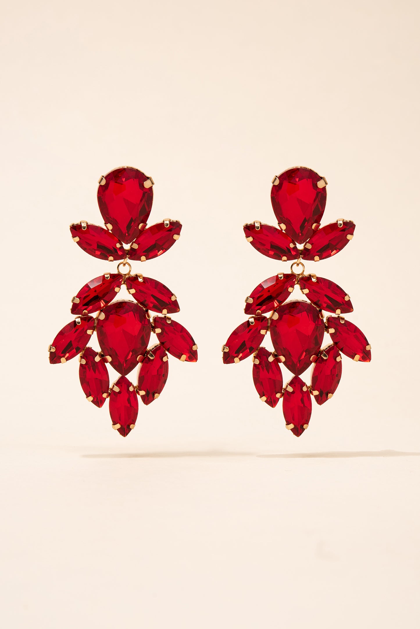 Wren Stone Flower Drop Earrings