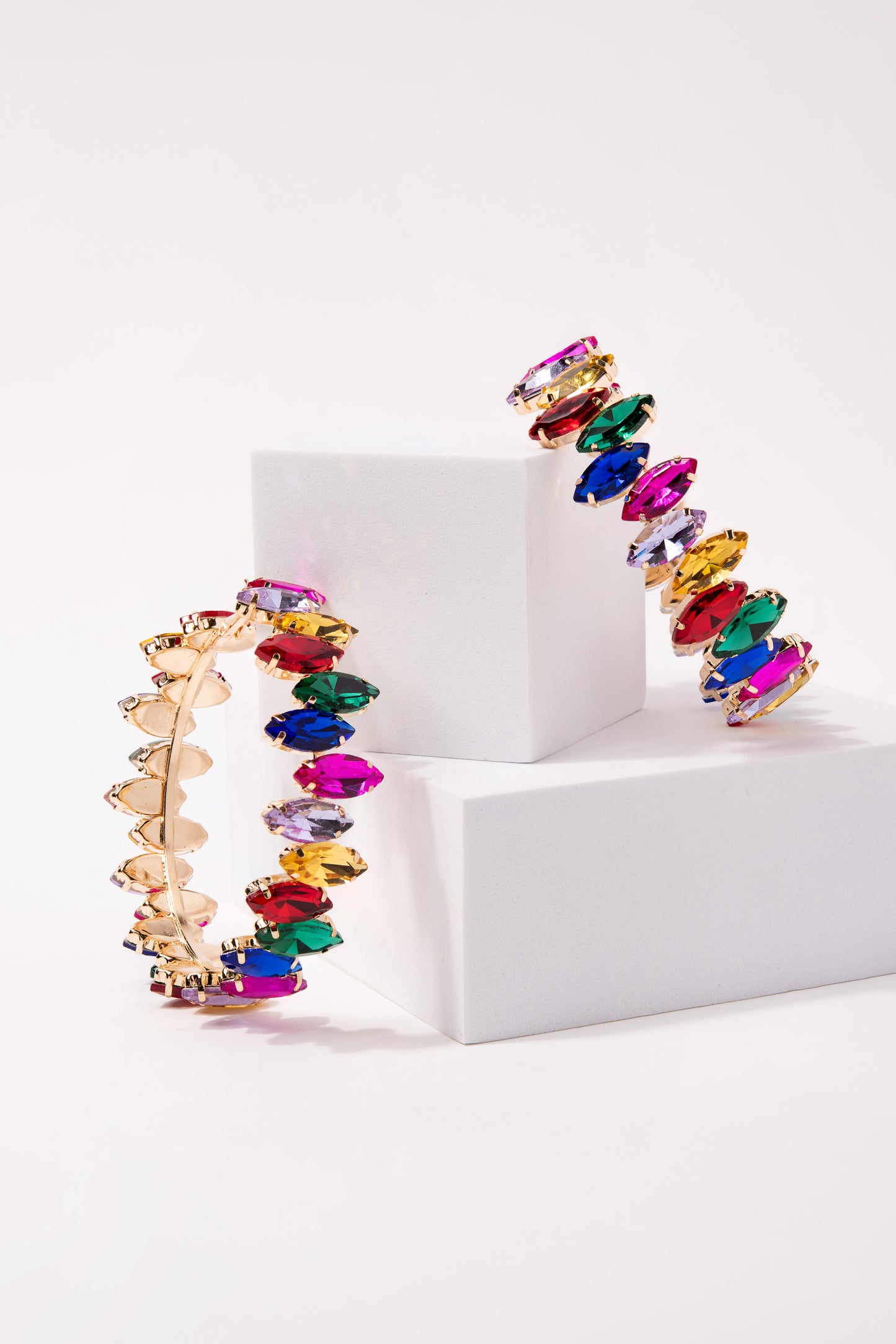 Darcie Rhinestone Clasp Earrings