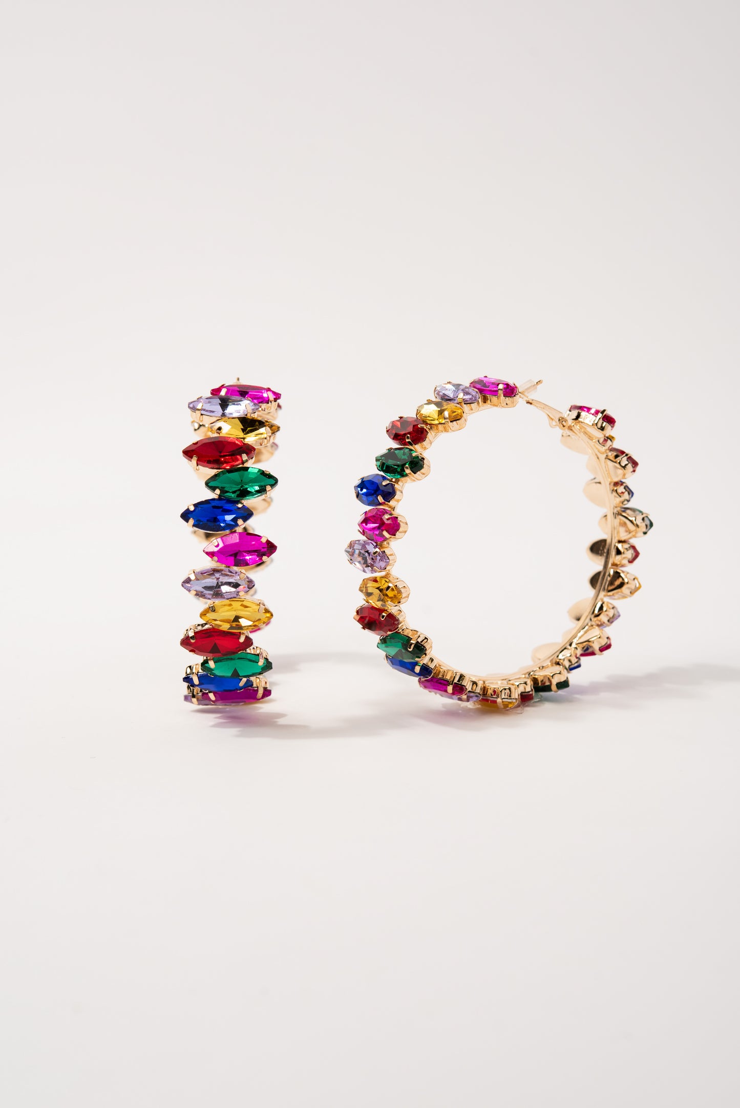 Darcie Rhinestone Clasp Earrings