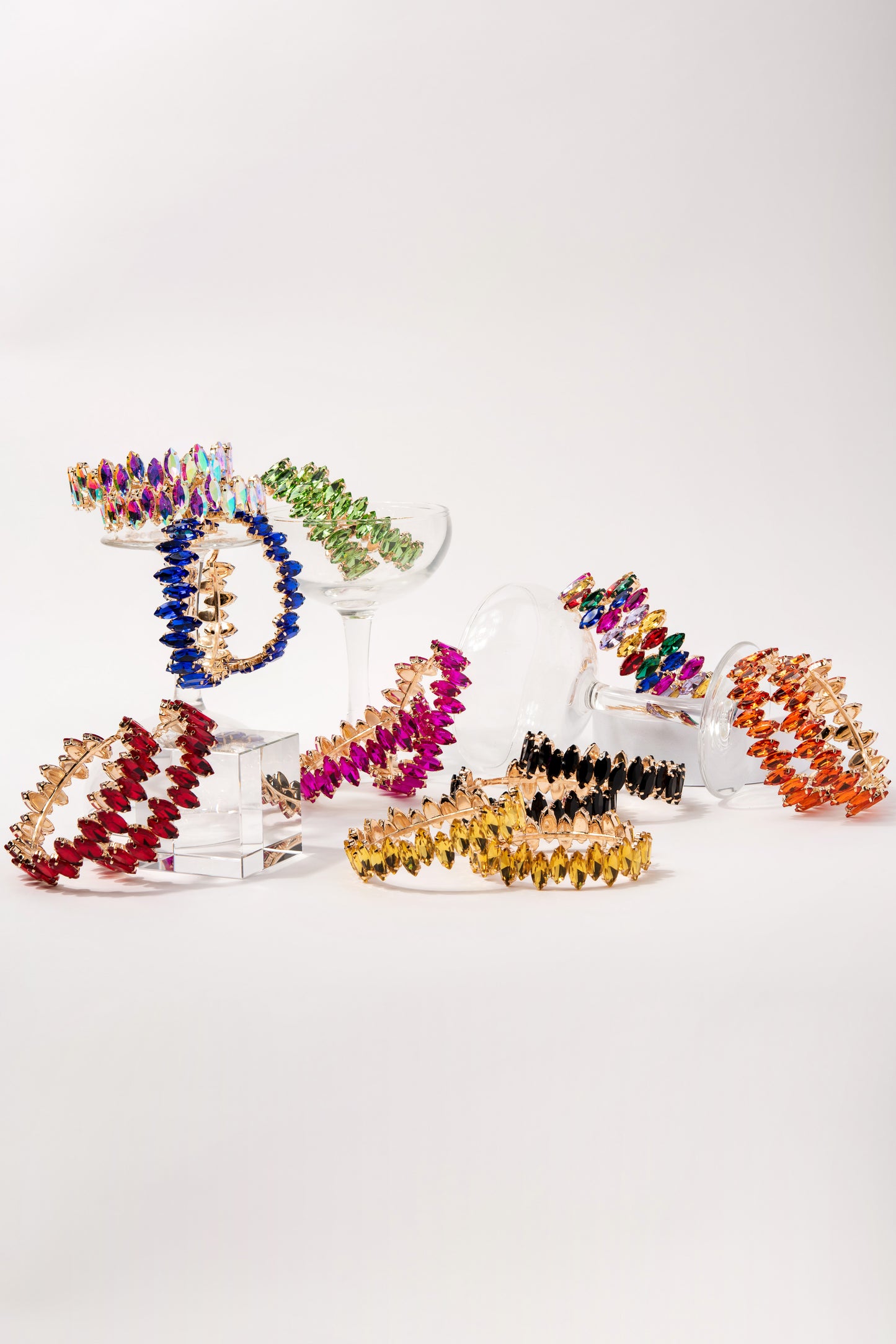 Darcie Rhinestone Clasp Earrings