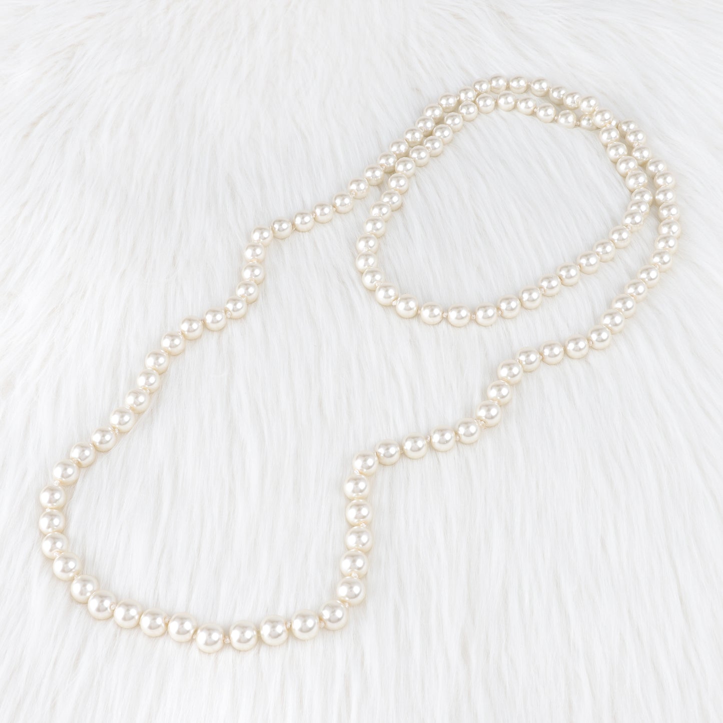 Audrey Endless 60" Pearl Necklace