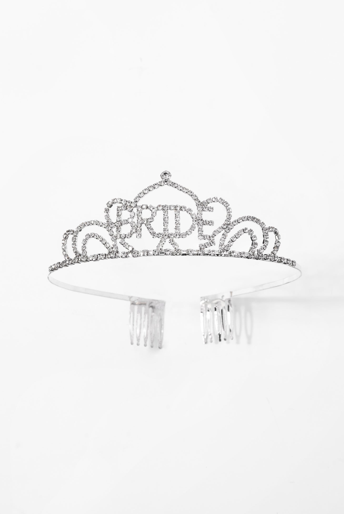 BRIDE Bachelorette Wedding Rhinestone Tiara