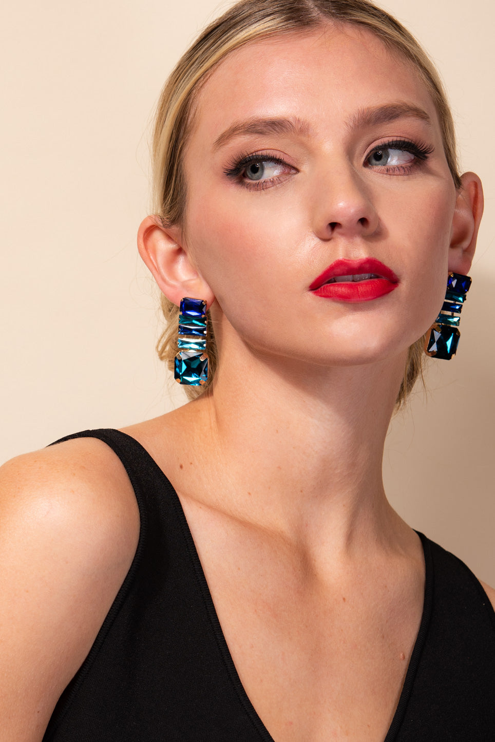 Margot Rhinestone Stack Earrings