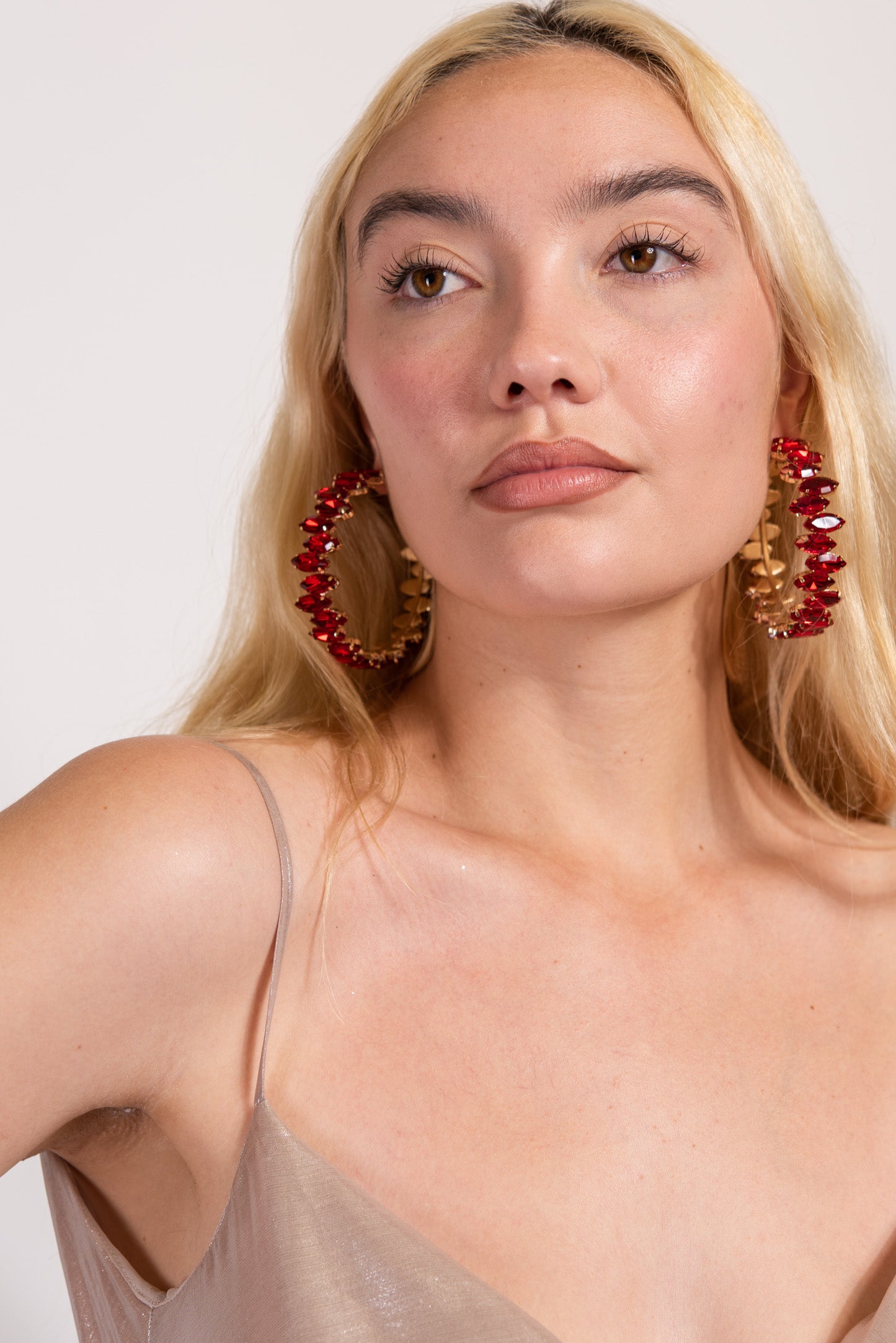 Darcie Rhinestone Clasp Earrings