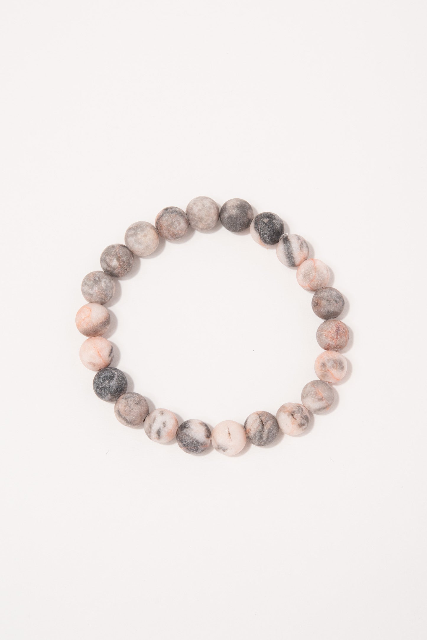 Frances 8MM Stone Beaded Bracelet