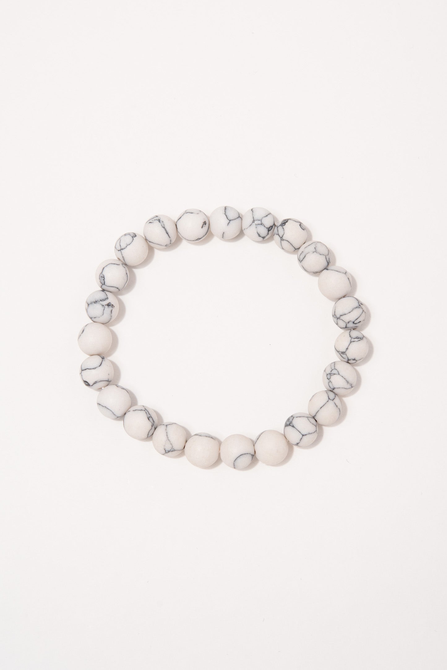 Frances 8MM Stone Beaded Bracelet