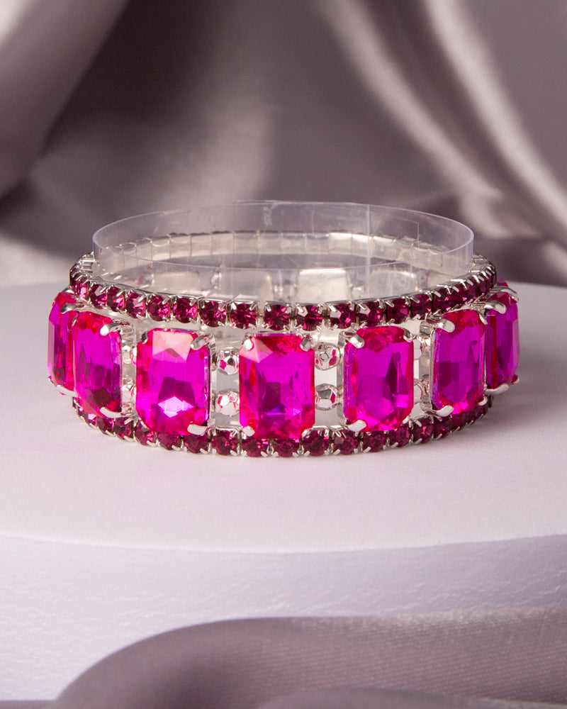 Lyanna Multi-Cut Prong-Set Crystal Bracelet Set