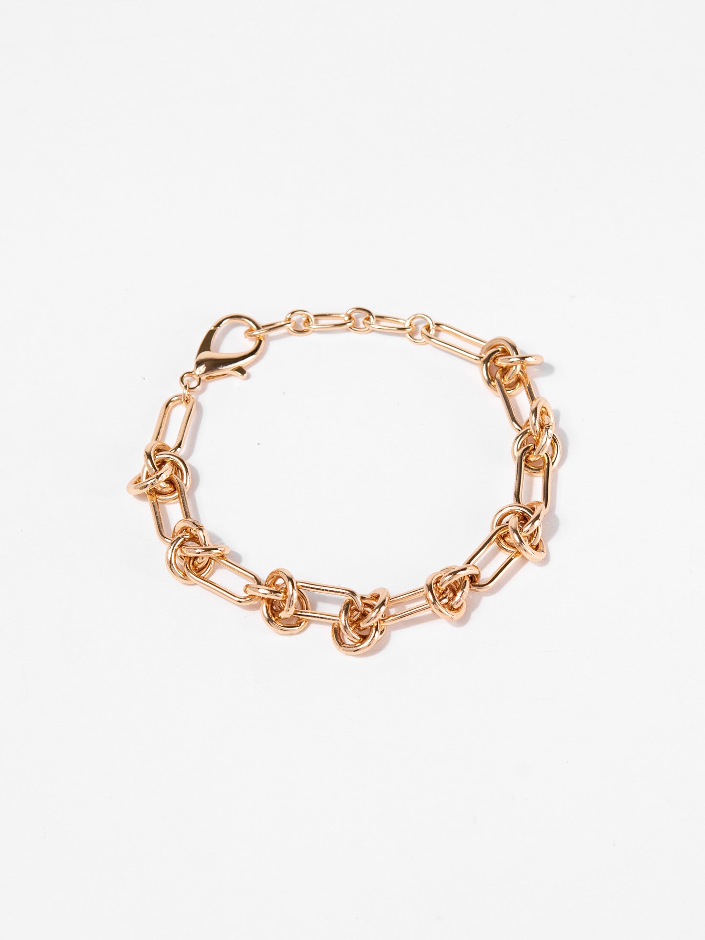 Remi Chain Gold Knot Bracelet
