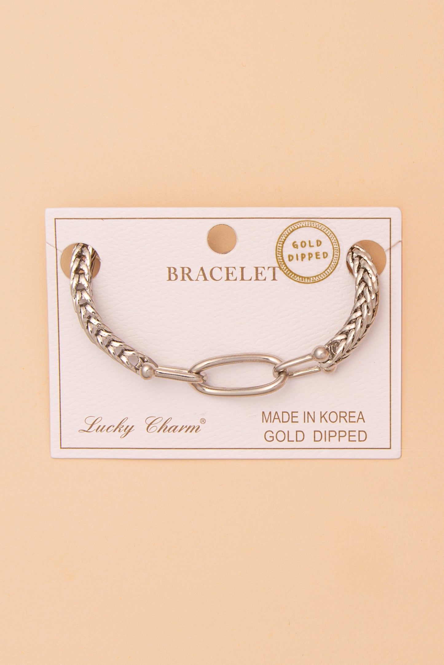 Alina Oval Link Rope-Style Chain Bracelet