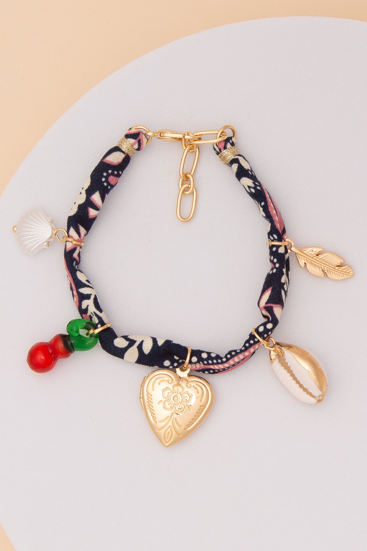 Natalia Bandana Western Charm Bracelet