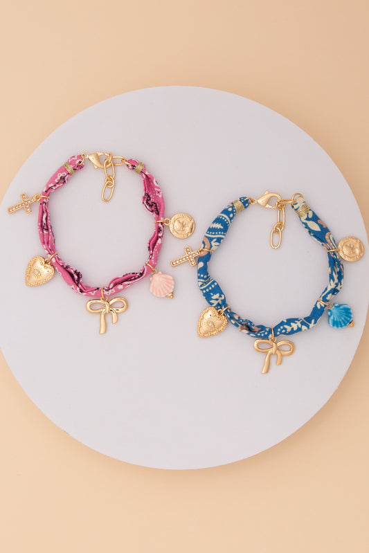 Savannah Bandana Western Charm Bracelet