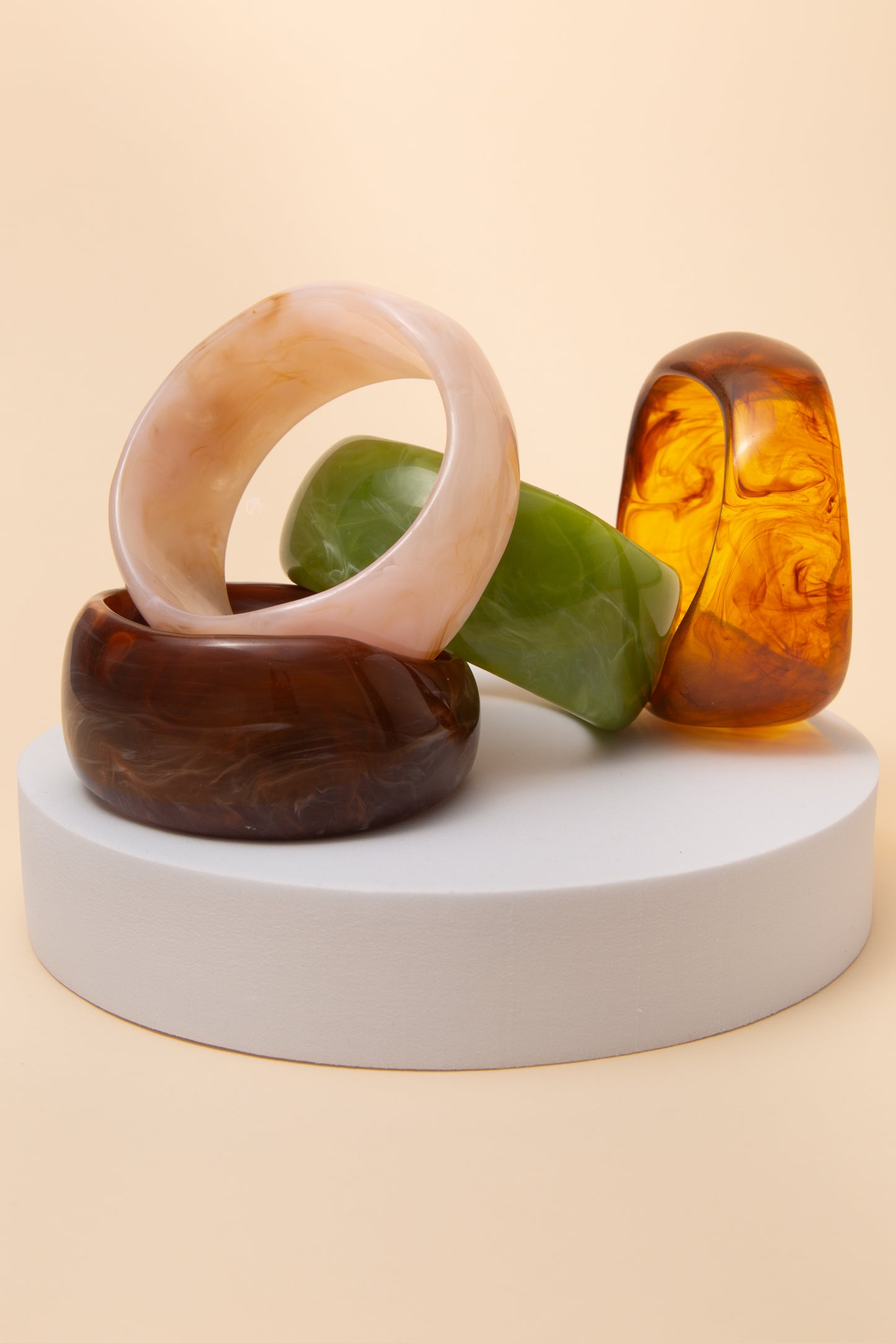 Ellie Acetate Resin Bangle Bracelet