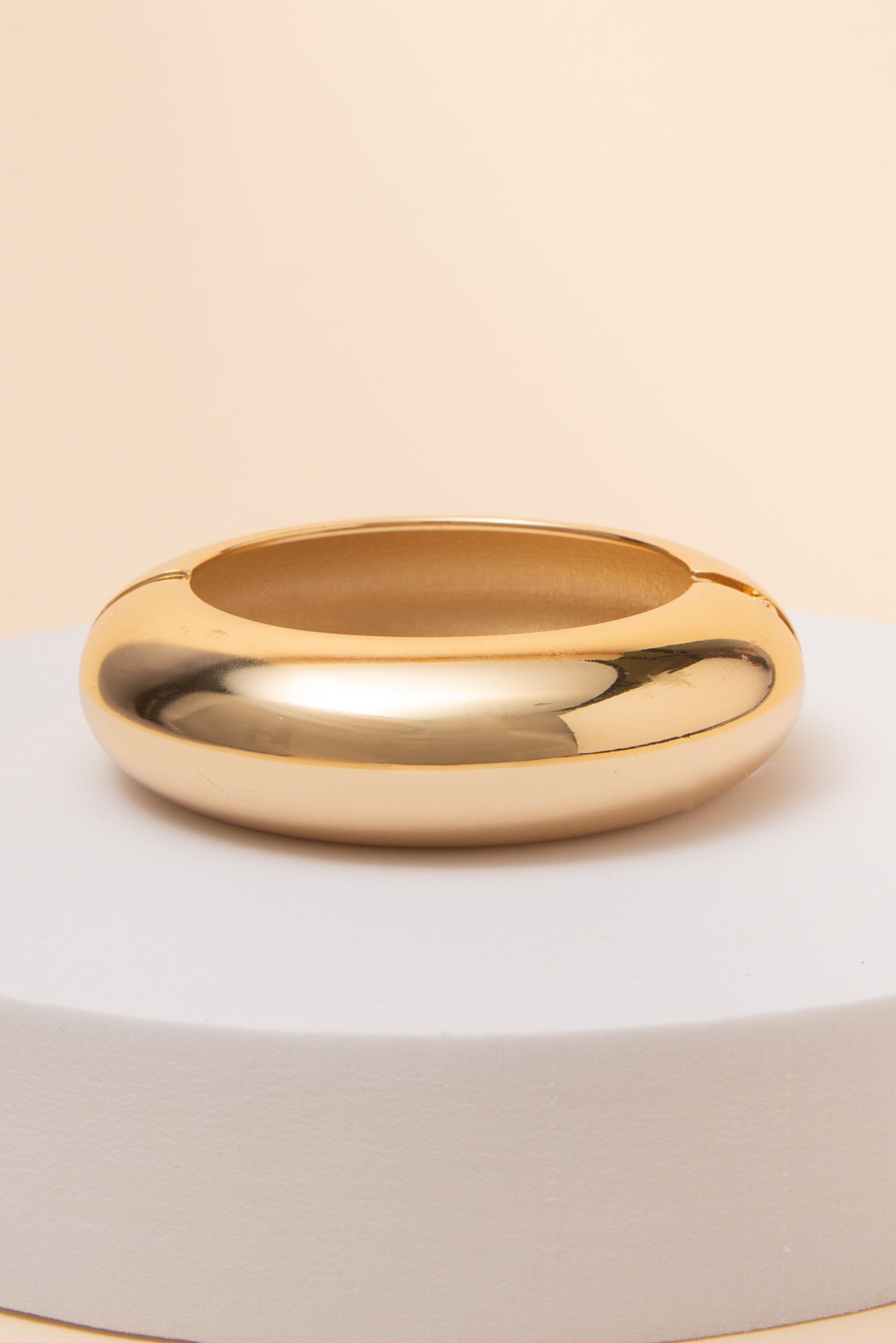 Gabriella Polished Dome Hinge Bracelet