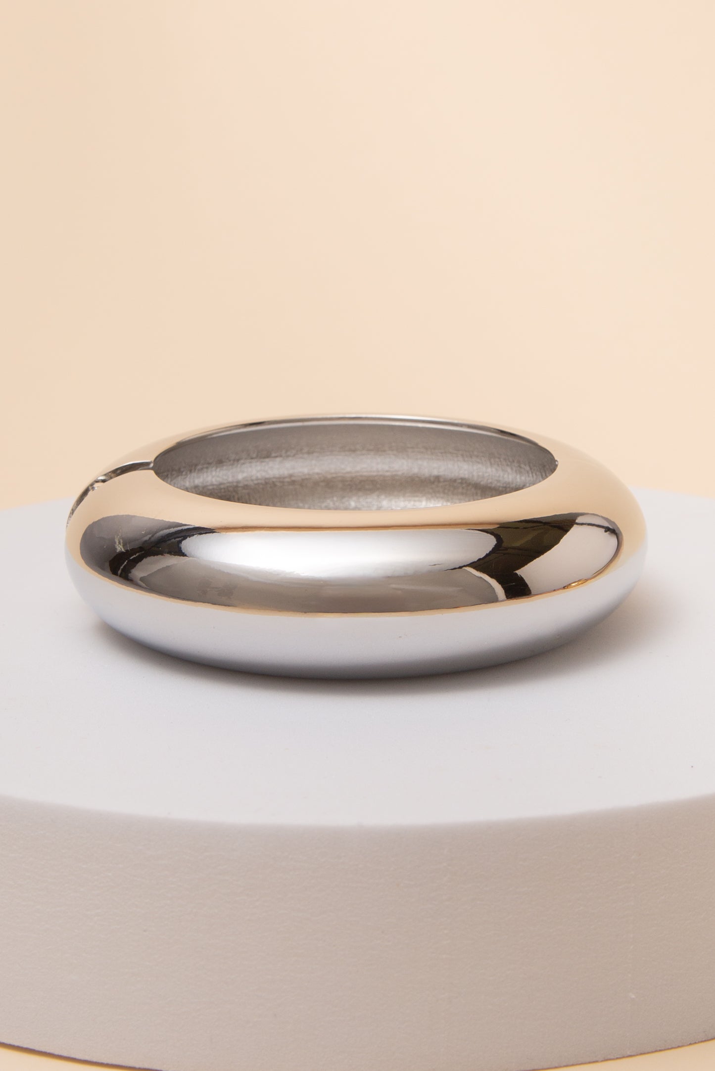 Gabriella Polished Dome Hinge Bracelet