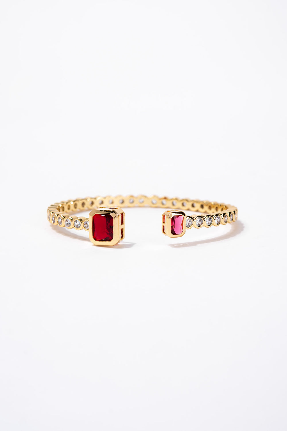 Georgiana Solitaire Bezzle Cuff Bracelet