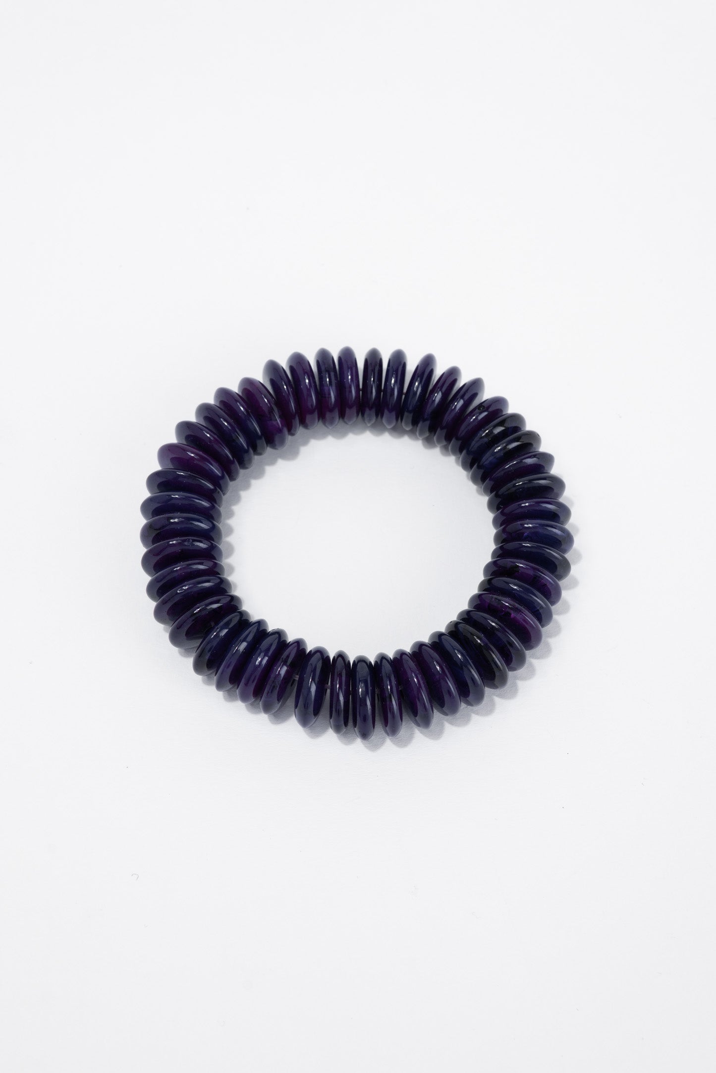 Elle Spiral Plastic Stretch Bracelet