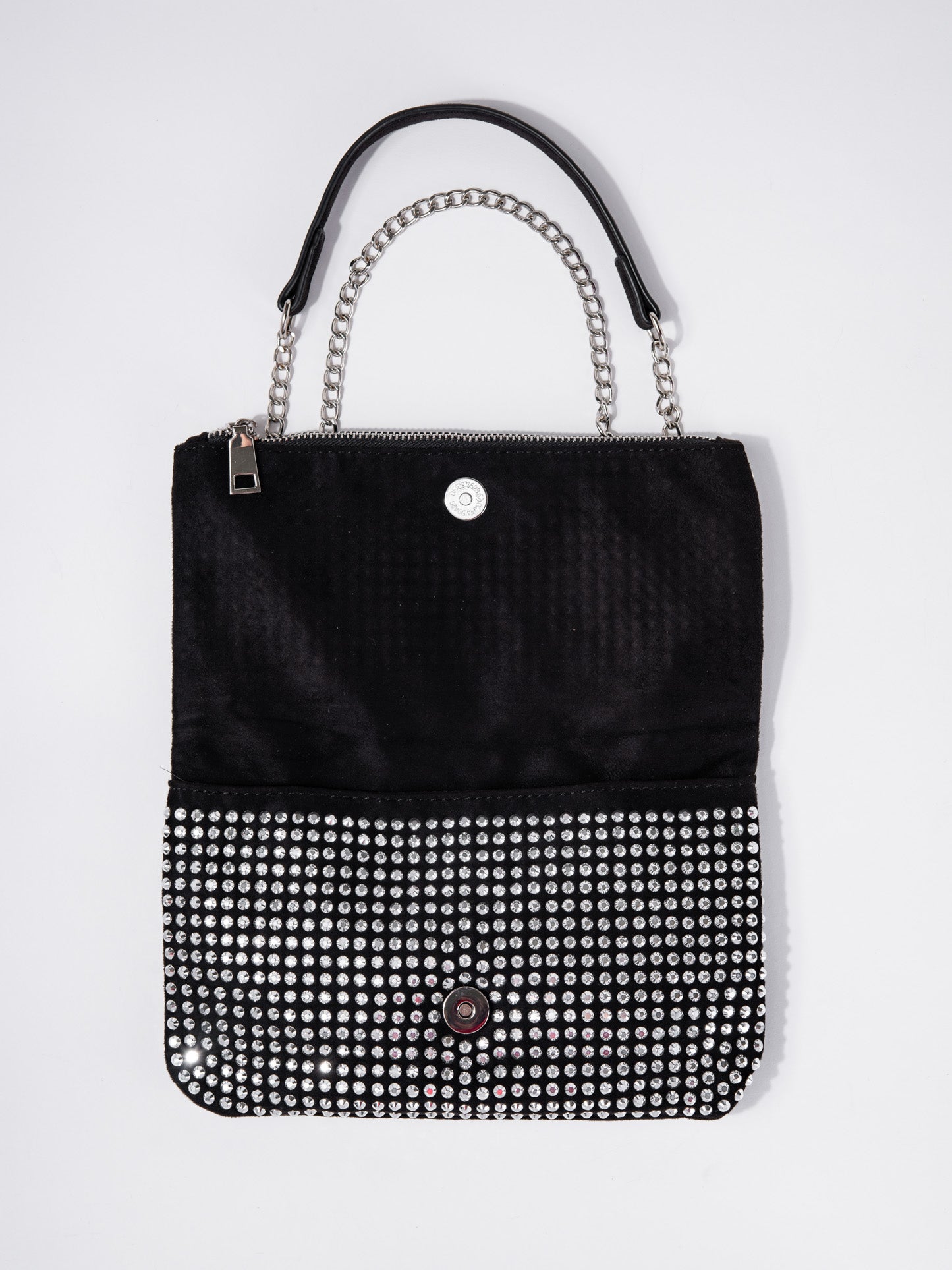 Ava Front Flap Sparkling Rhinestone Shoulder Bag