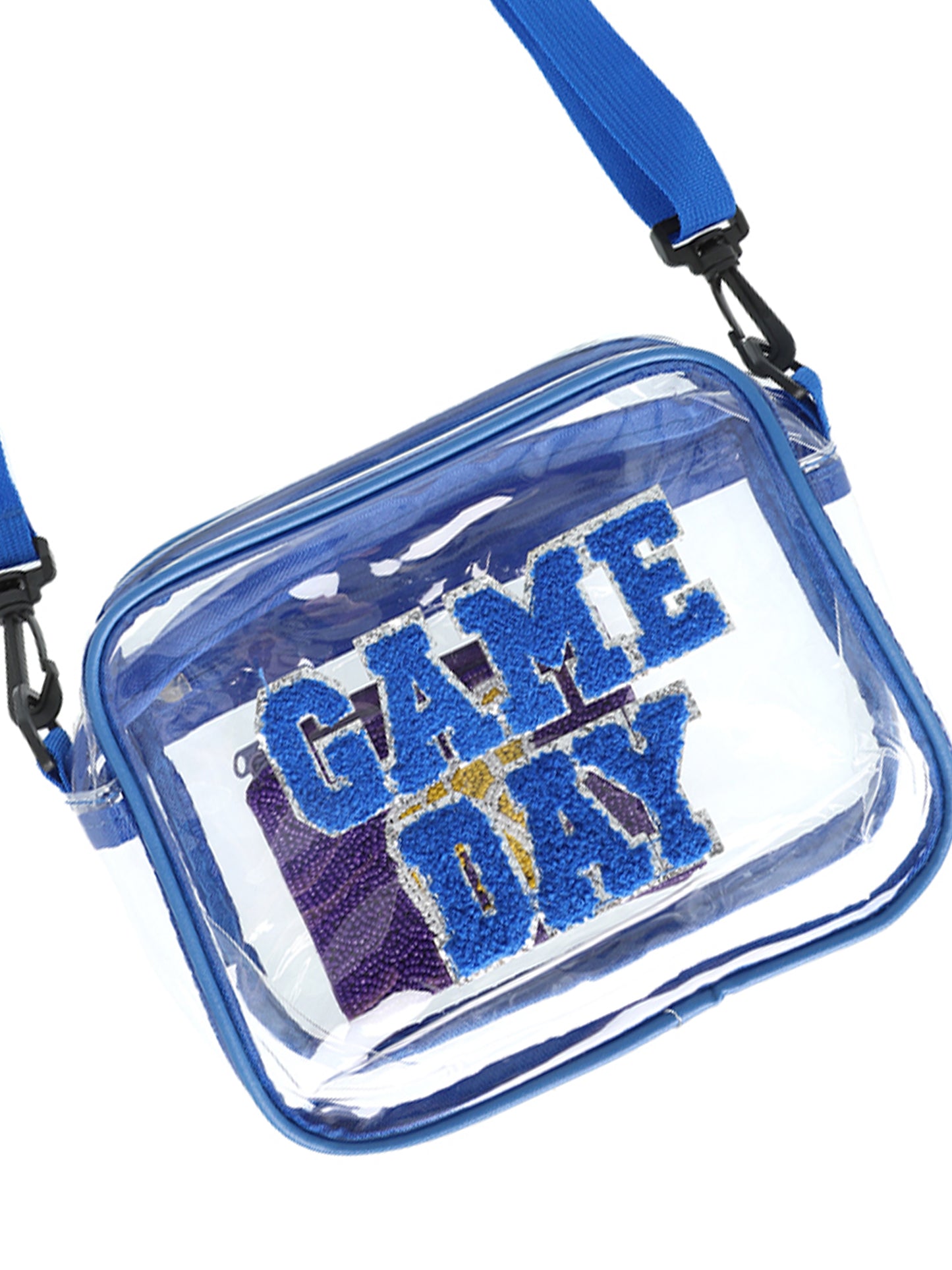 Megan Game Day Clear Transparent Crossbody Bag