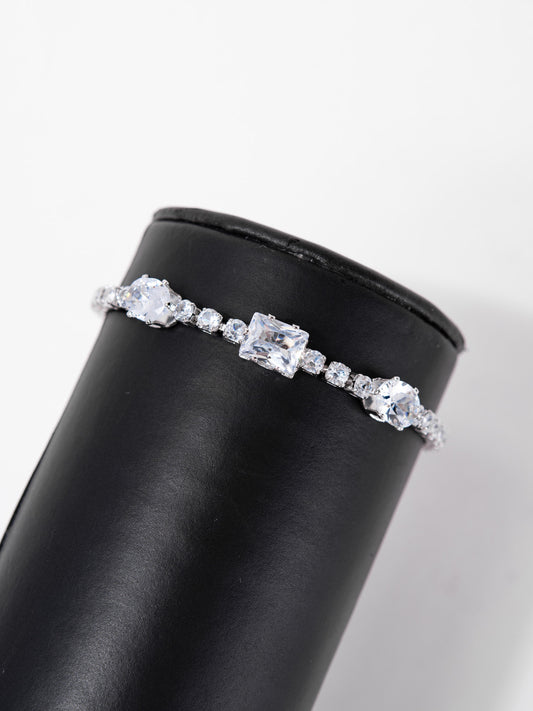 Nova CZ Diamond Clasp Bracelet