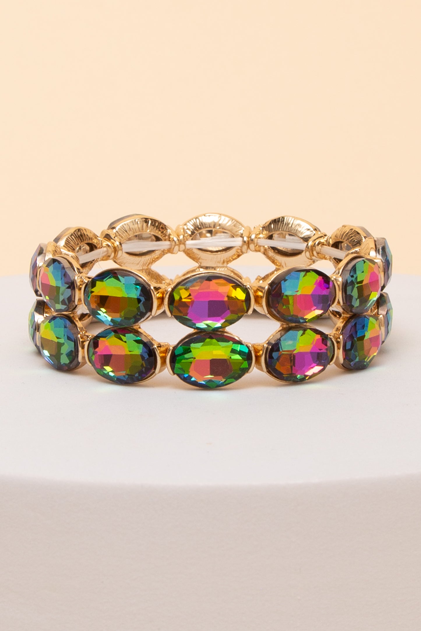 Jayla Rhinestone Stretch Bracelet