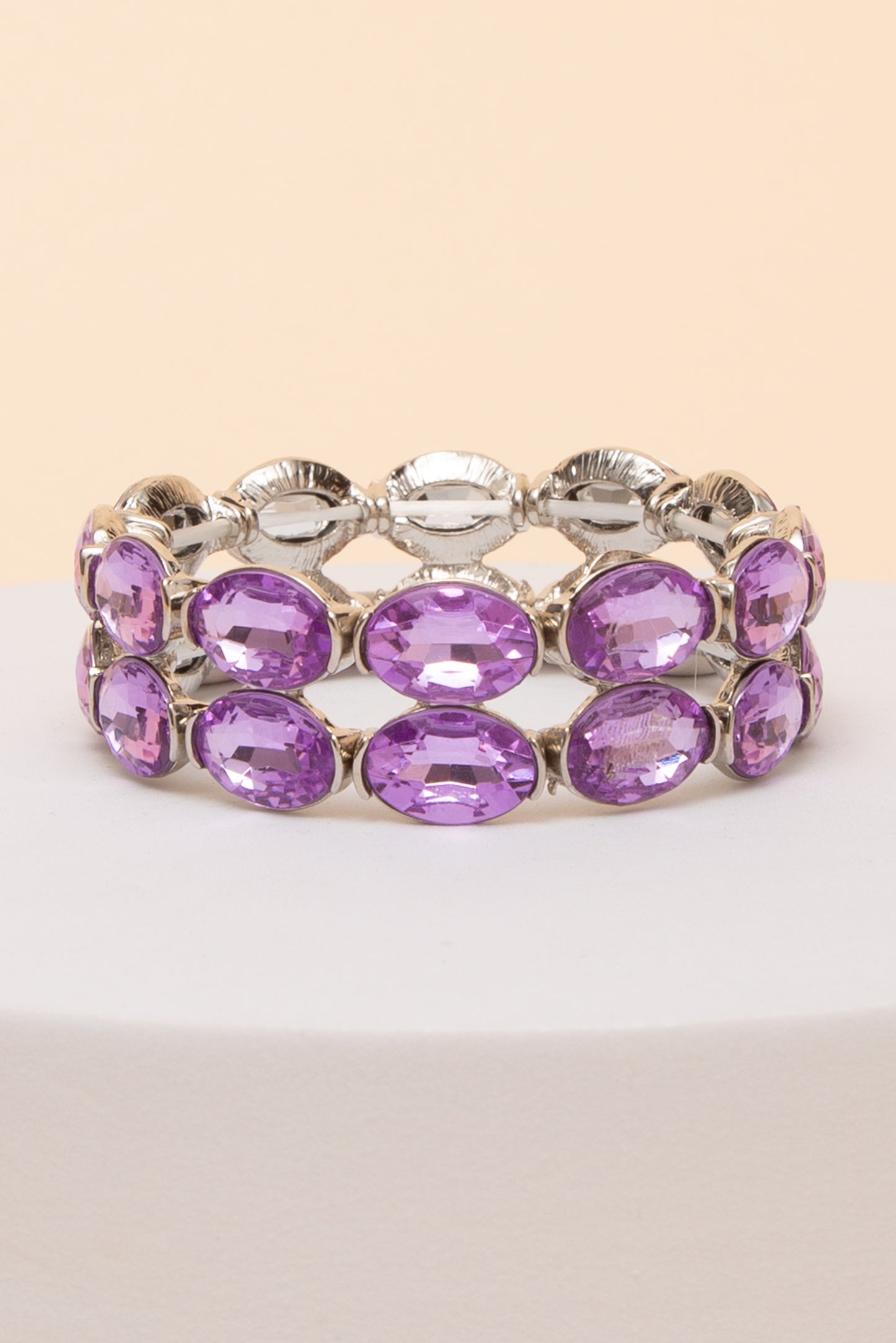 Jayla Rhinestone Stretch Bracelet