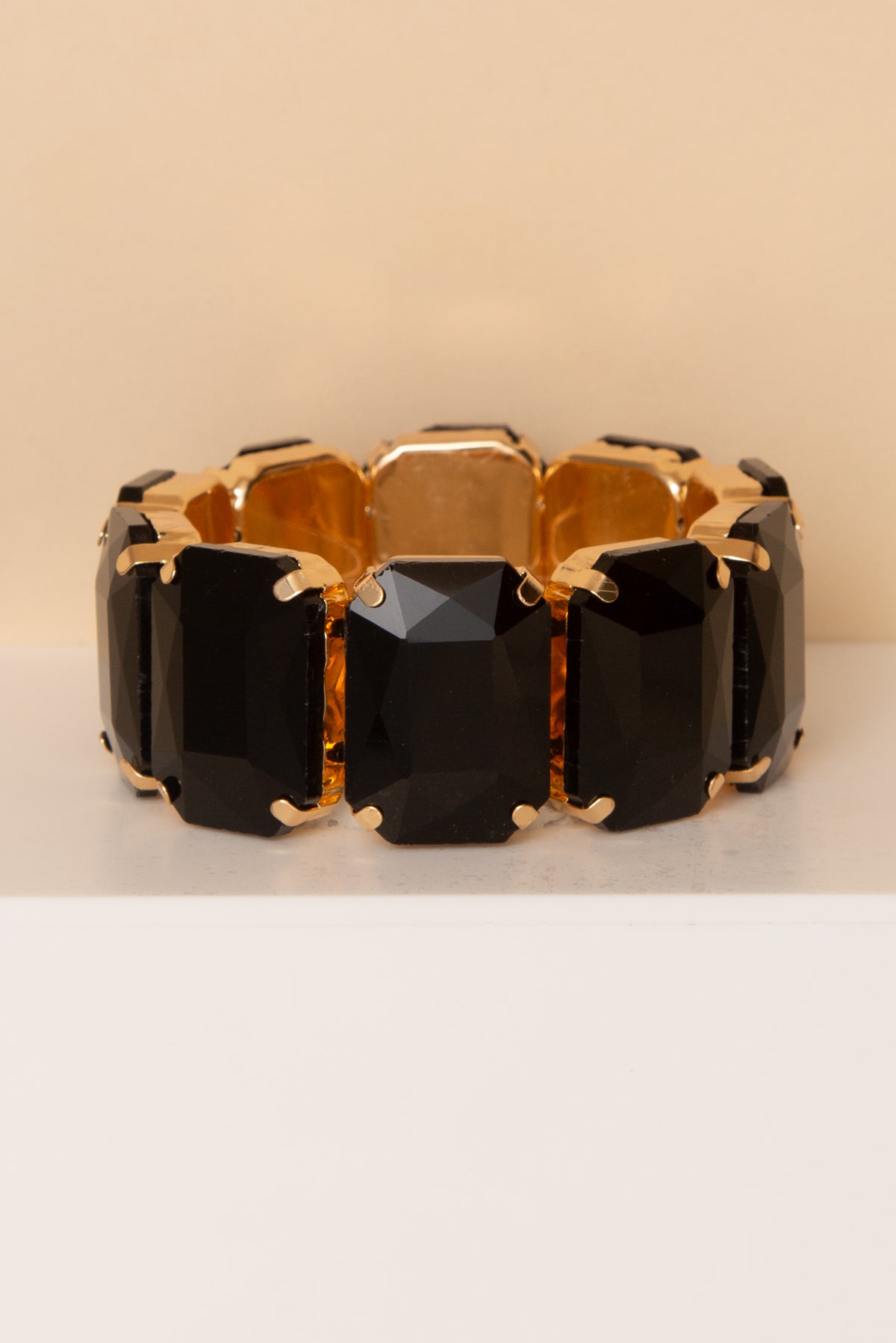 Carrie Octagon Rhinestone Bracelet