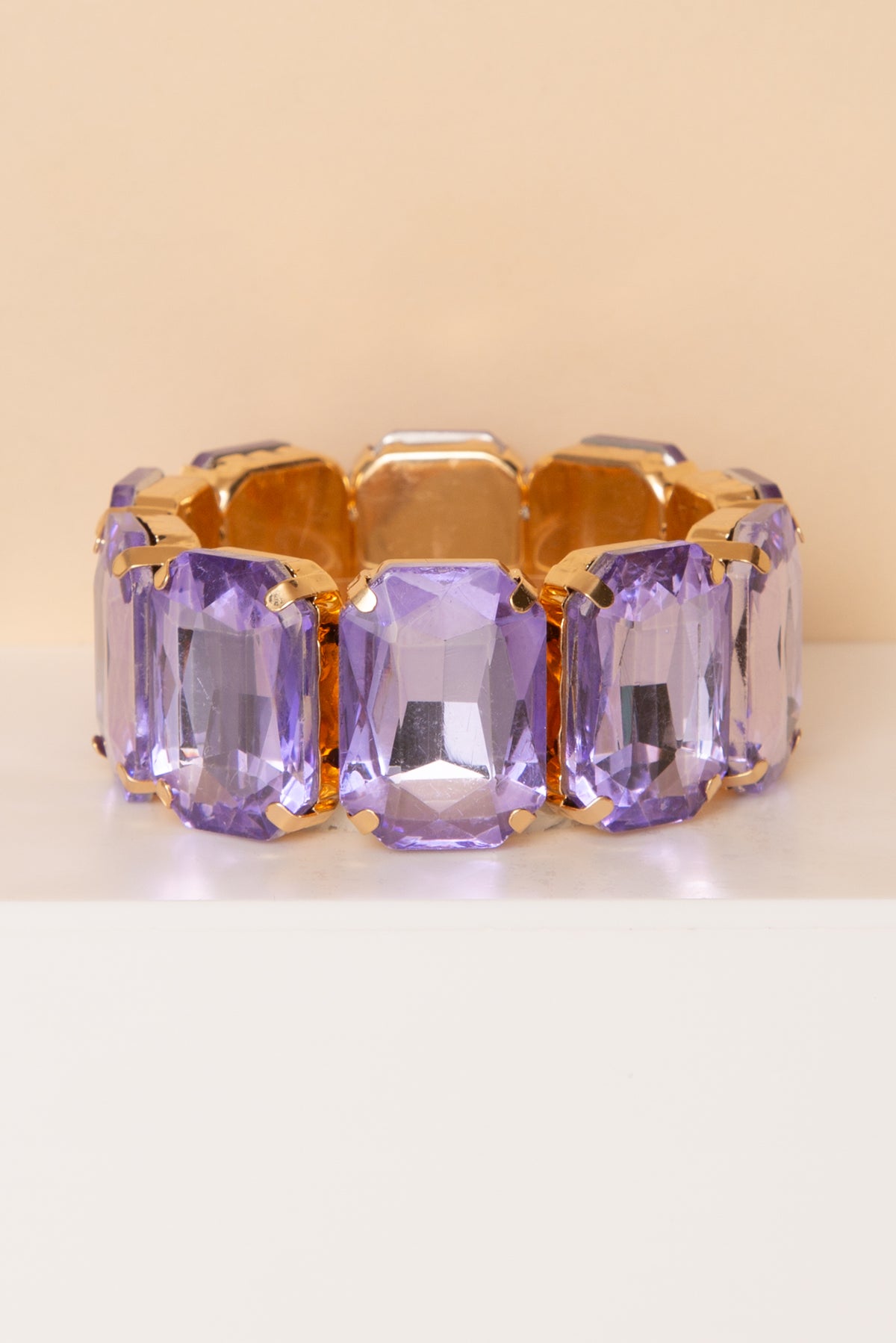 Carrie Octagon Rhinestone Bracelet