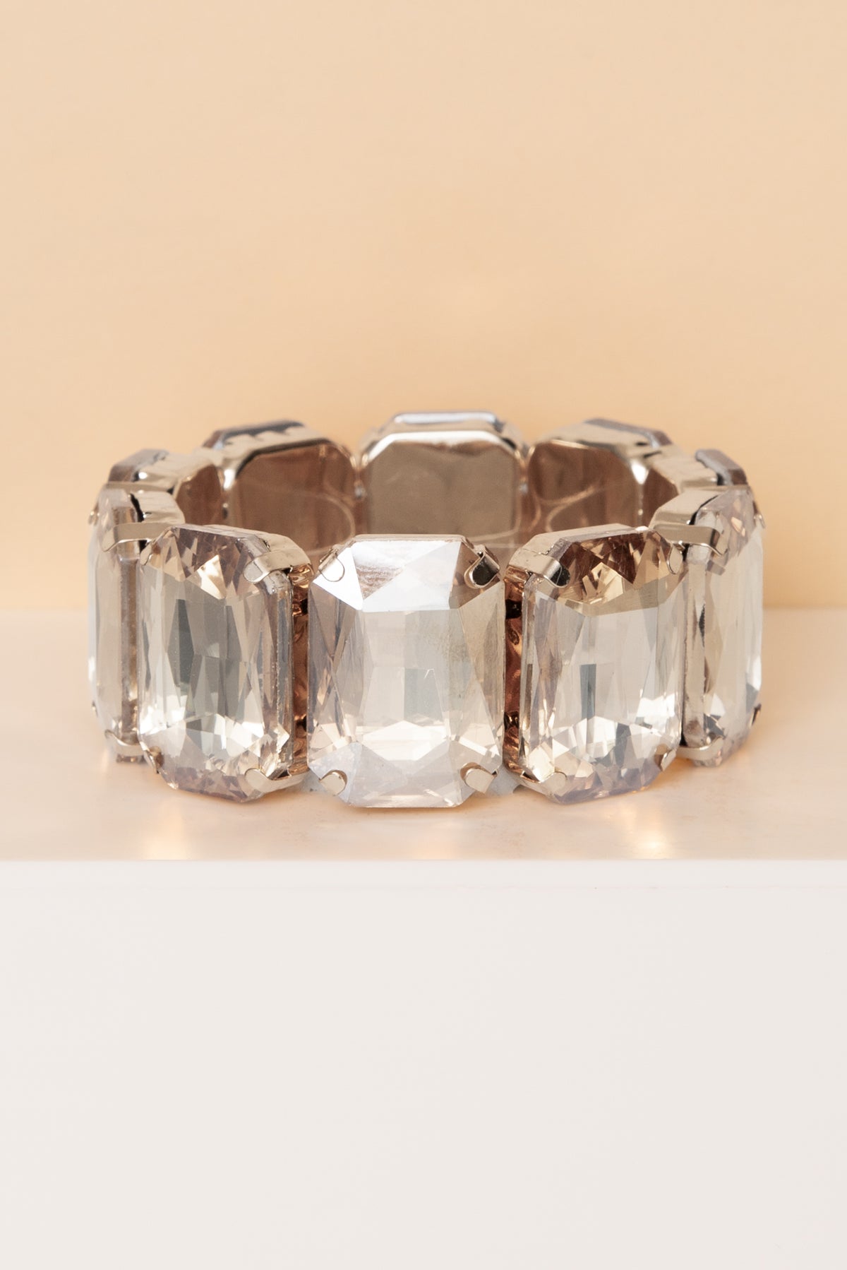 Carrie Octagon Rhinestone Bracelet