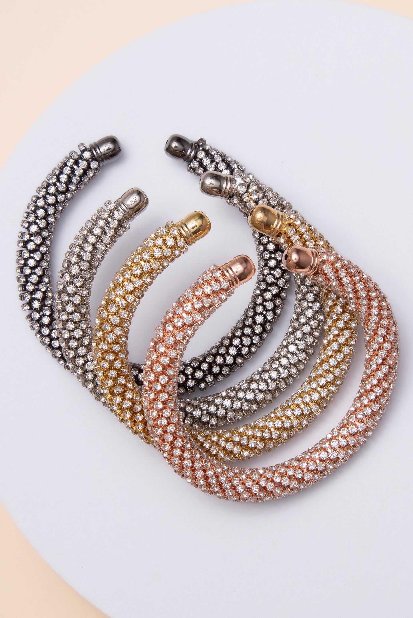 Stacy Rhinestone Cuff Bracelet
