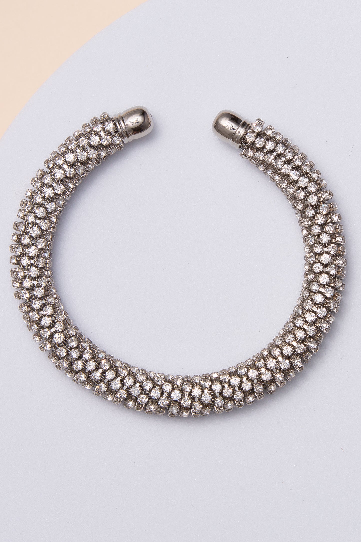 Stacy Rhinestone Cuff Bracelet