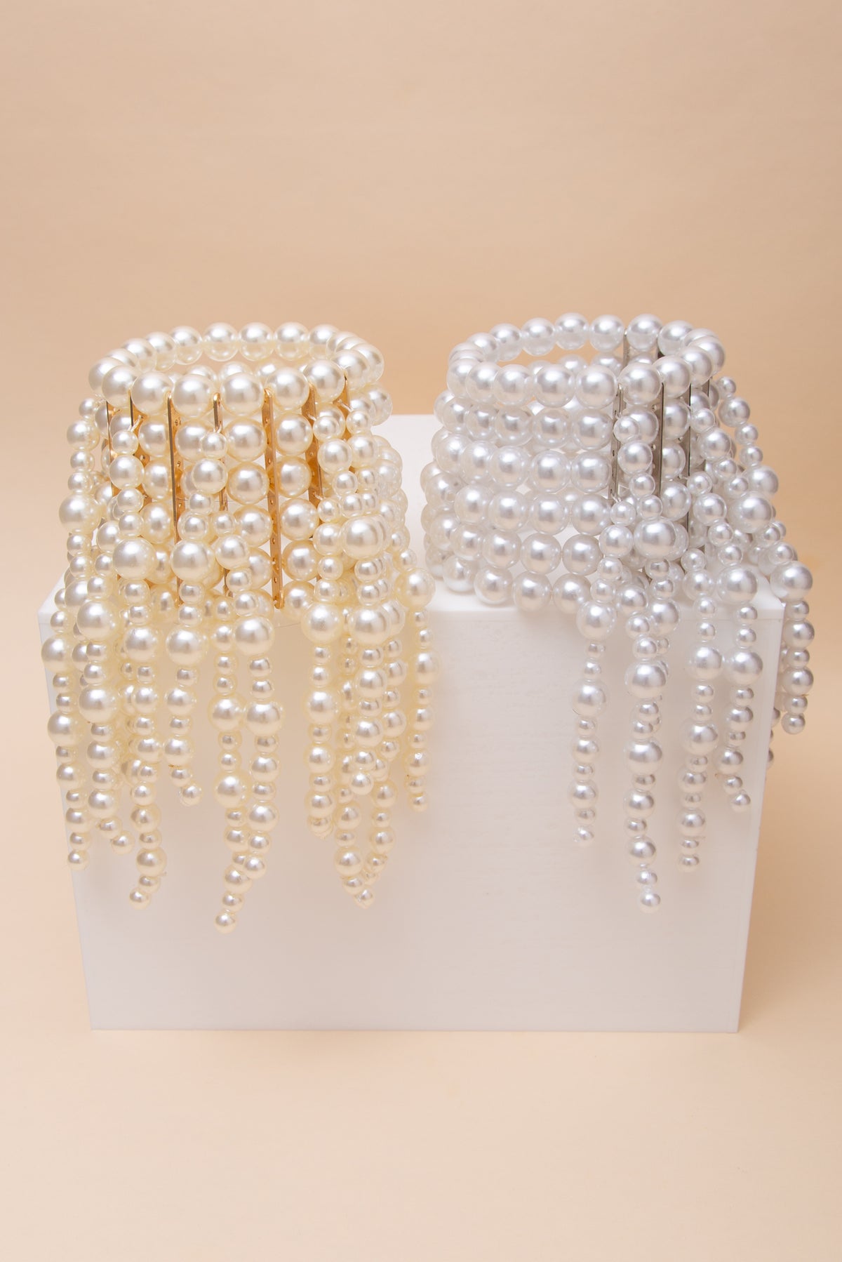 Camilla Pearl Fringe Stretch Bracelet