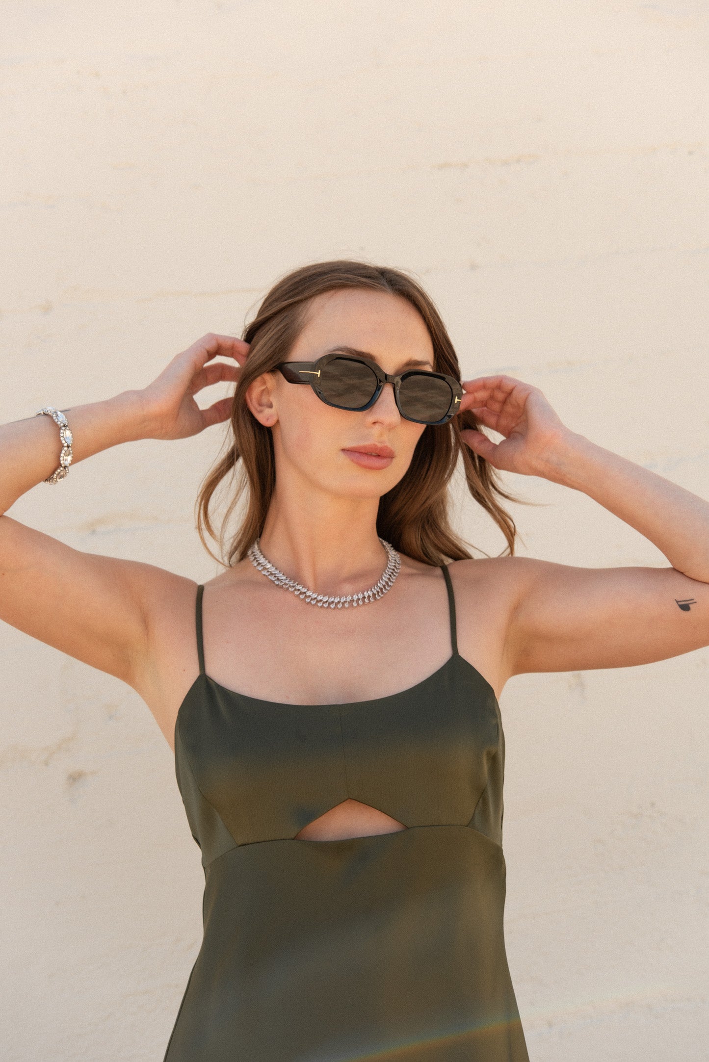 Genevie Oval Sunglasses