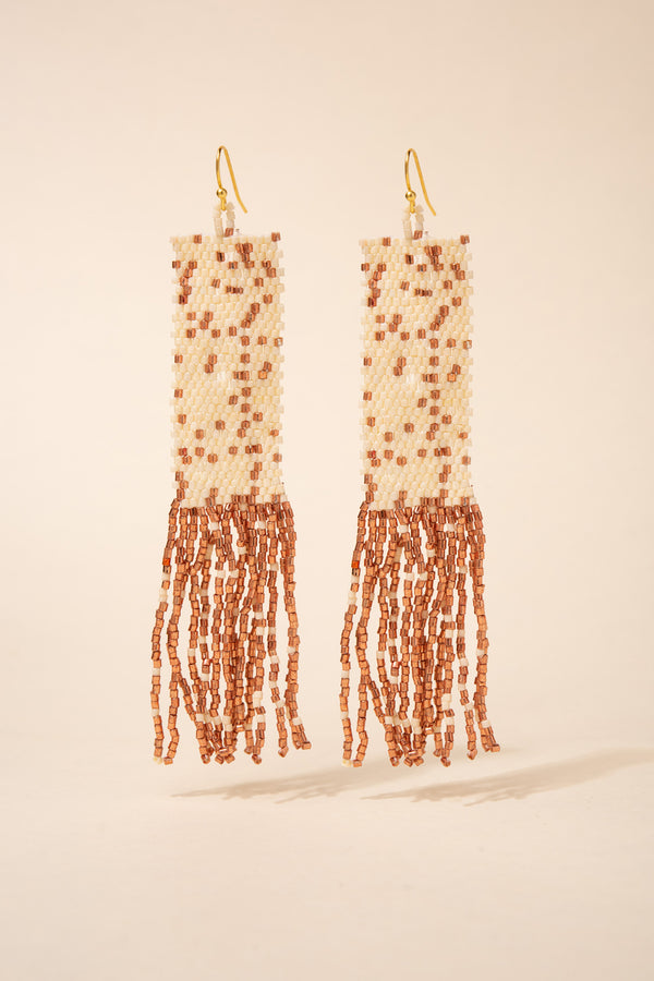 Aiyana Beaded Tassel Earrings