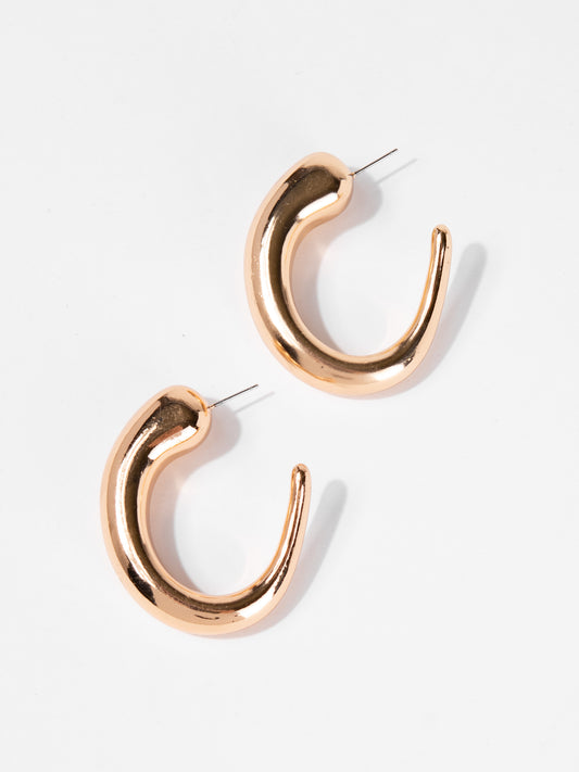 Emersyn Abstract Hoop Earrings