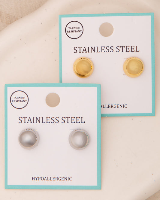 Anaiah Polished Sphere Stud Earrings