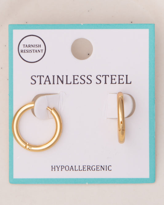 Chole Click Top Huggie Hoop Earrings