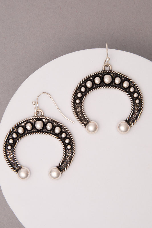 Chloe Western Squash Blossom Dangle Earrings