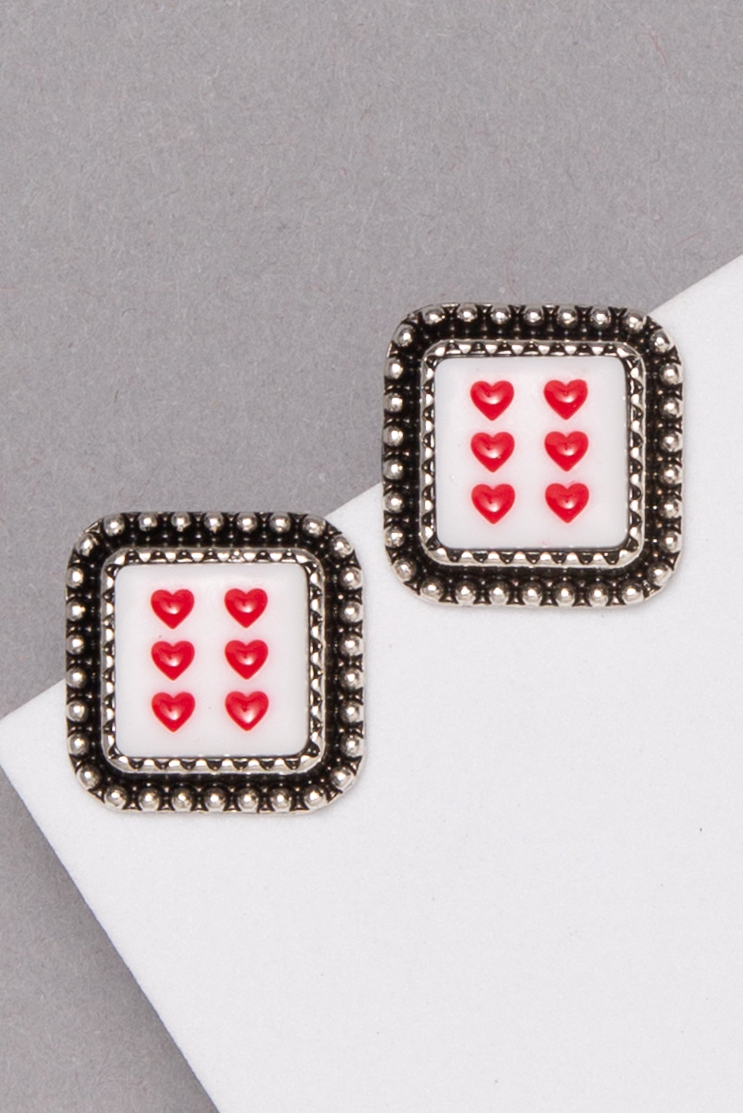 Fiona Spade Dice Earrings