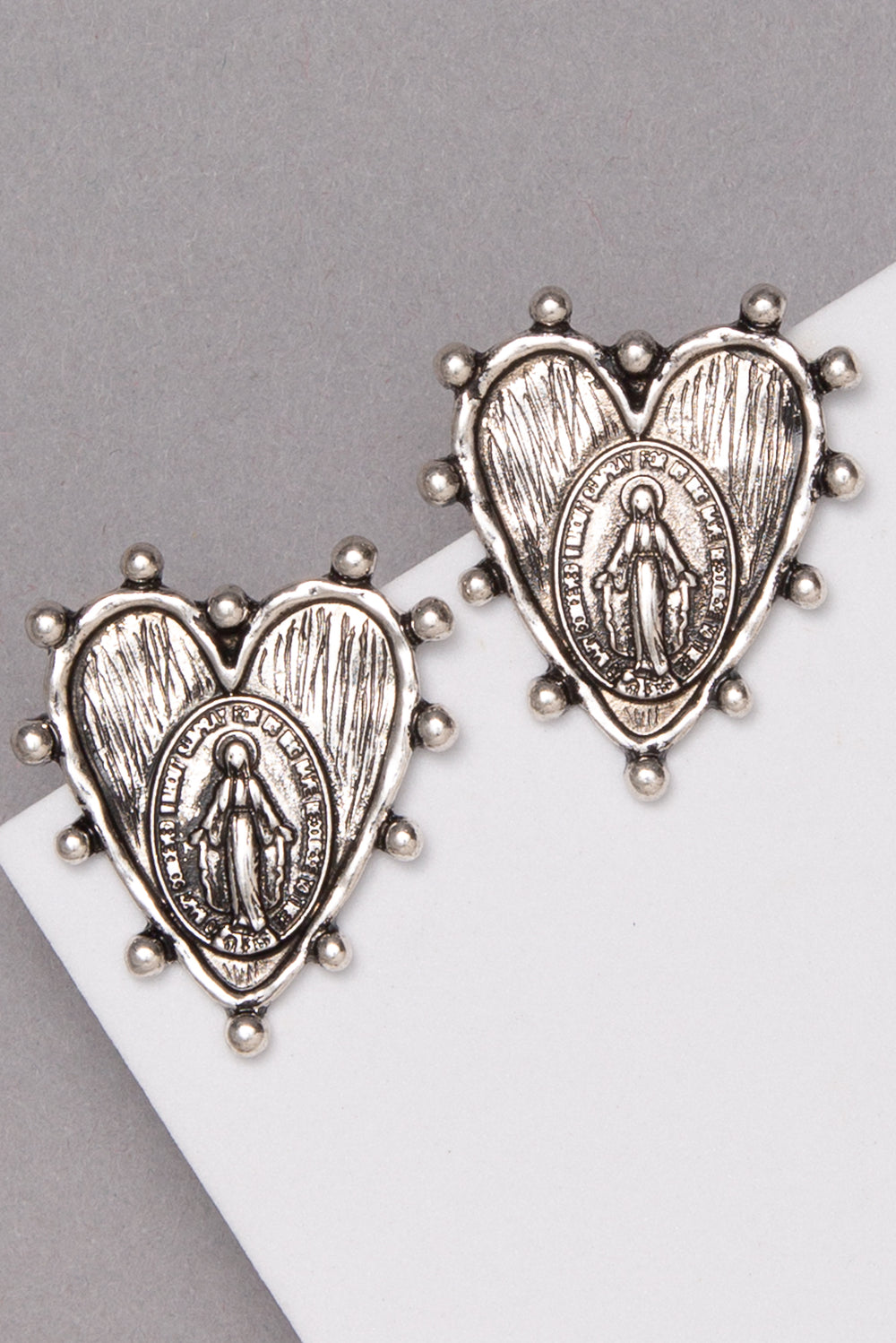 Sofia Heart Lady Guadalupe Earring