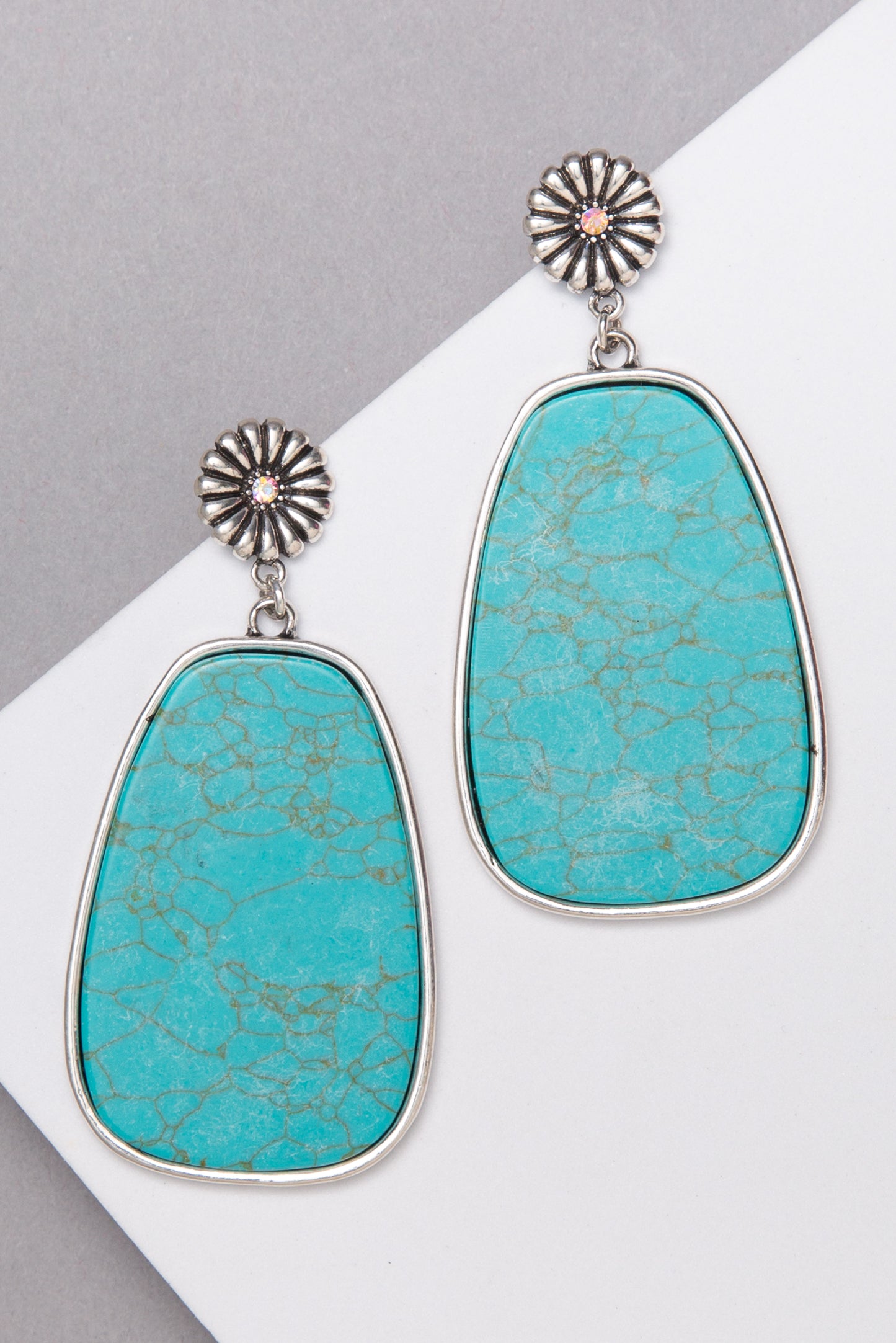 Isabella Western Trapezoid Large Earrings