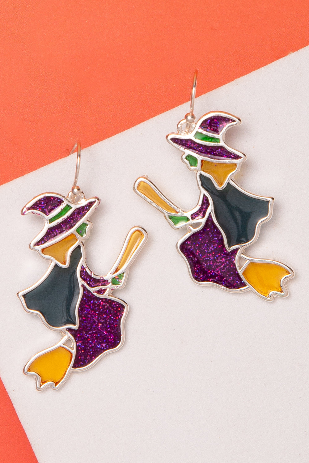 Ellie Halloween Witch Earrings
