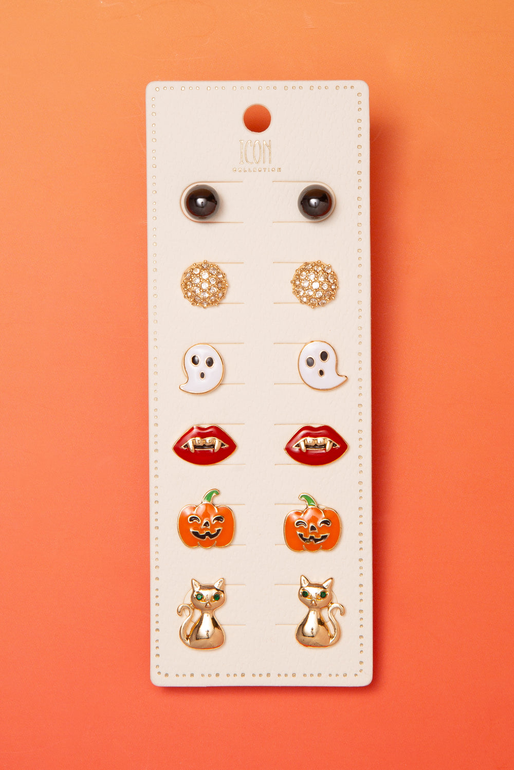 Valentina Halloween 6 In 1 Post Earrings Set