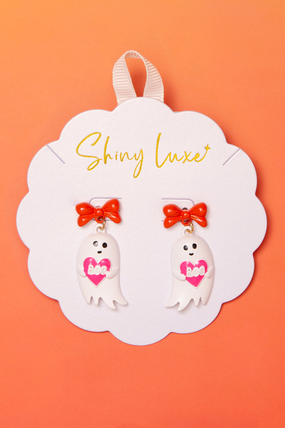 Chloe "Boo" Bow Ribbon Earrings