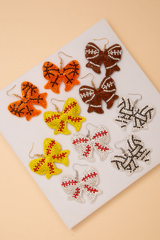 Molly Sporty Bow Earrings