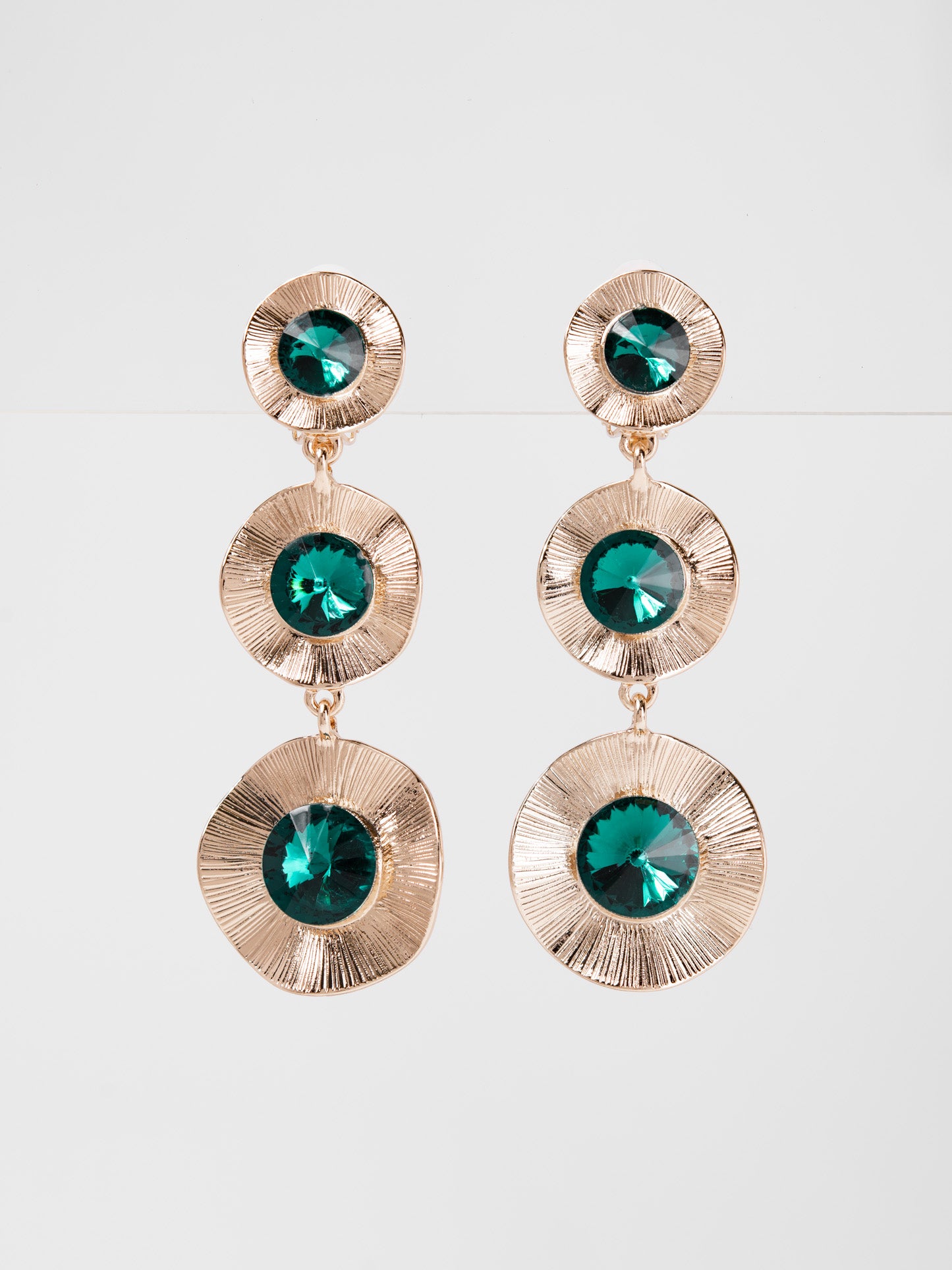 Kehlani Metal Rhinestone Drop Earrings