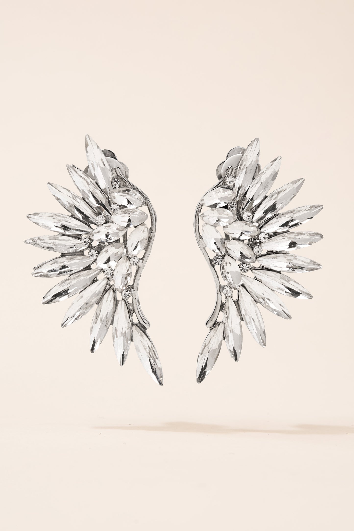 Hannah Angel Wings Clip-on Earrings