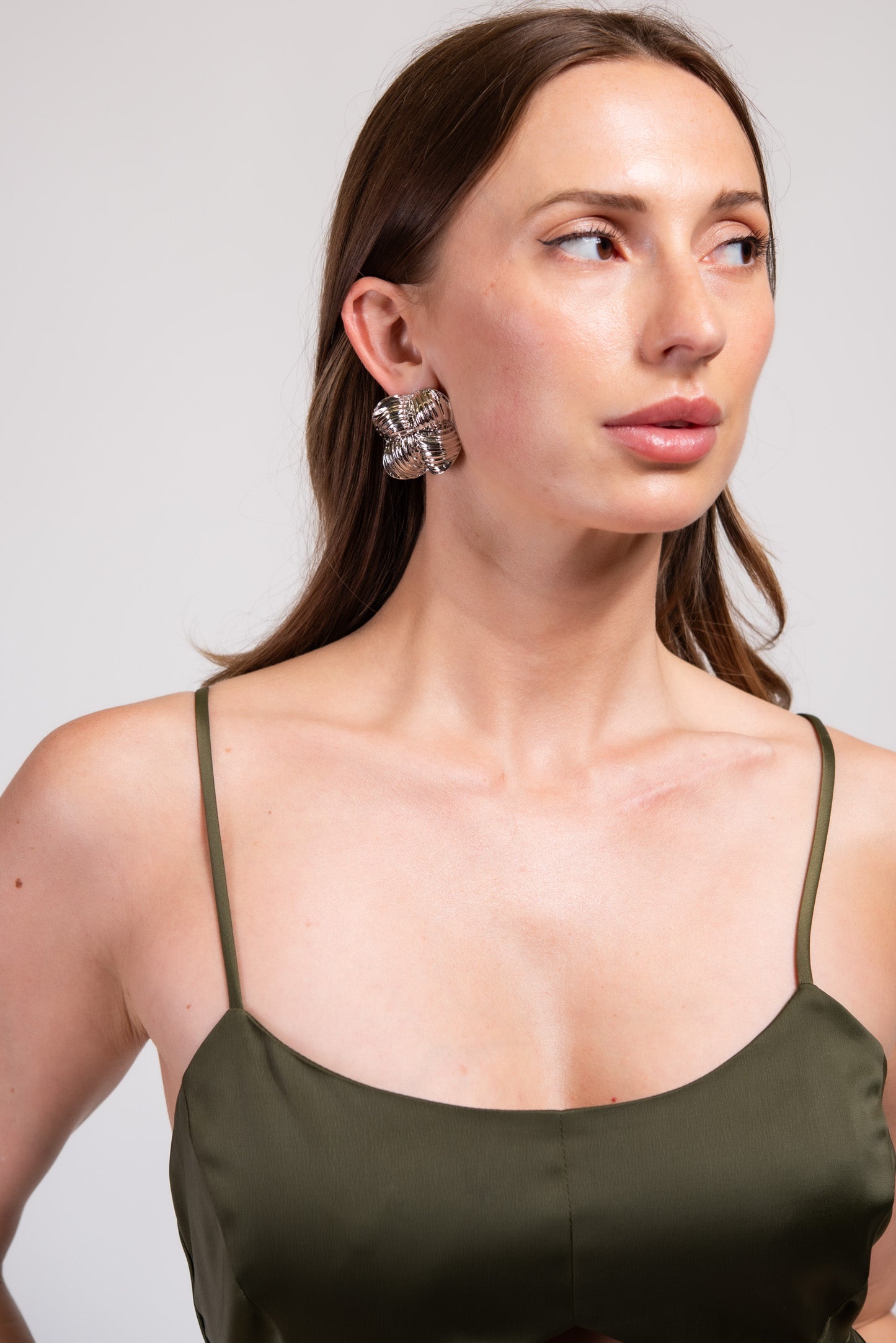 Charlotte Knot Clip-on Earrings
